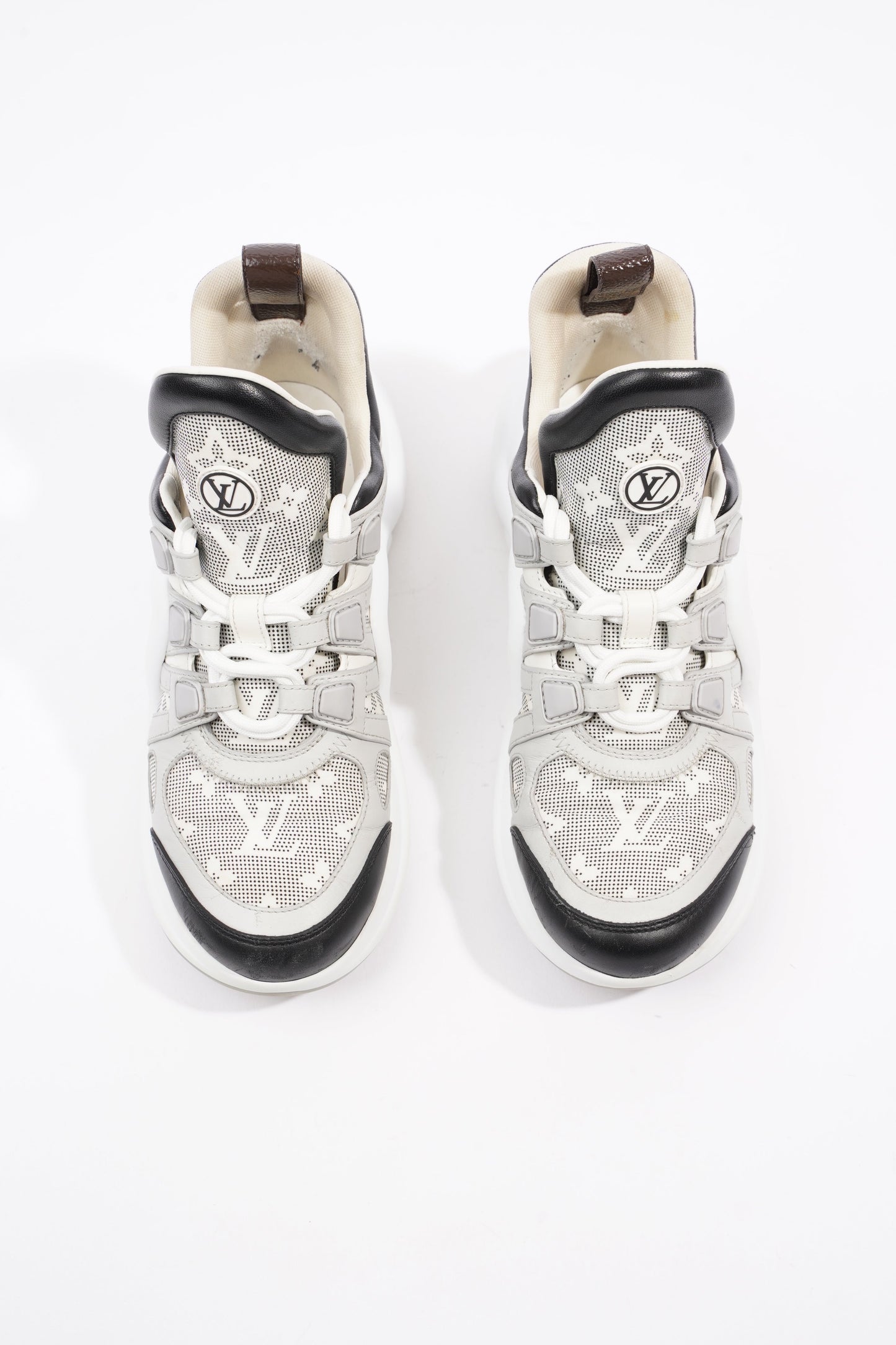 Louis Vuitton Archlight Sneakers Grey Monogram / White / Black Canvas EU 38 UK 5