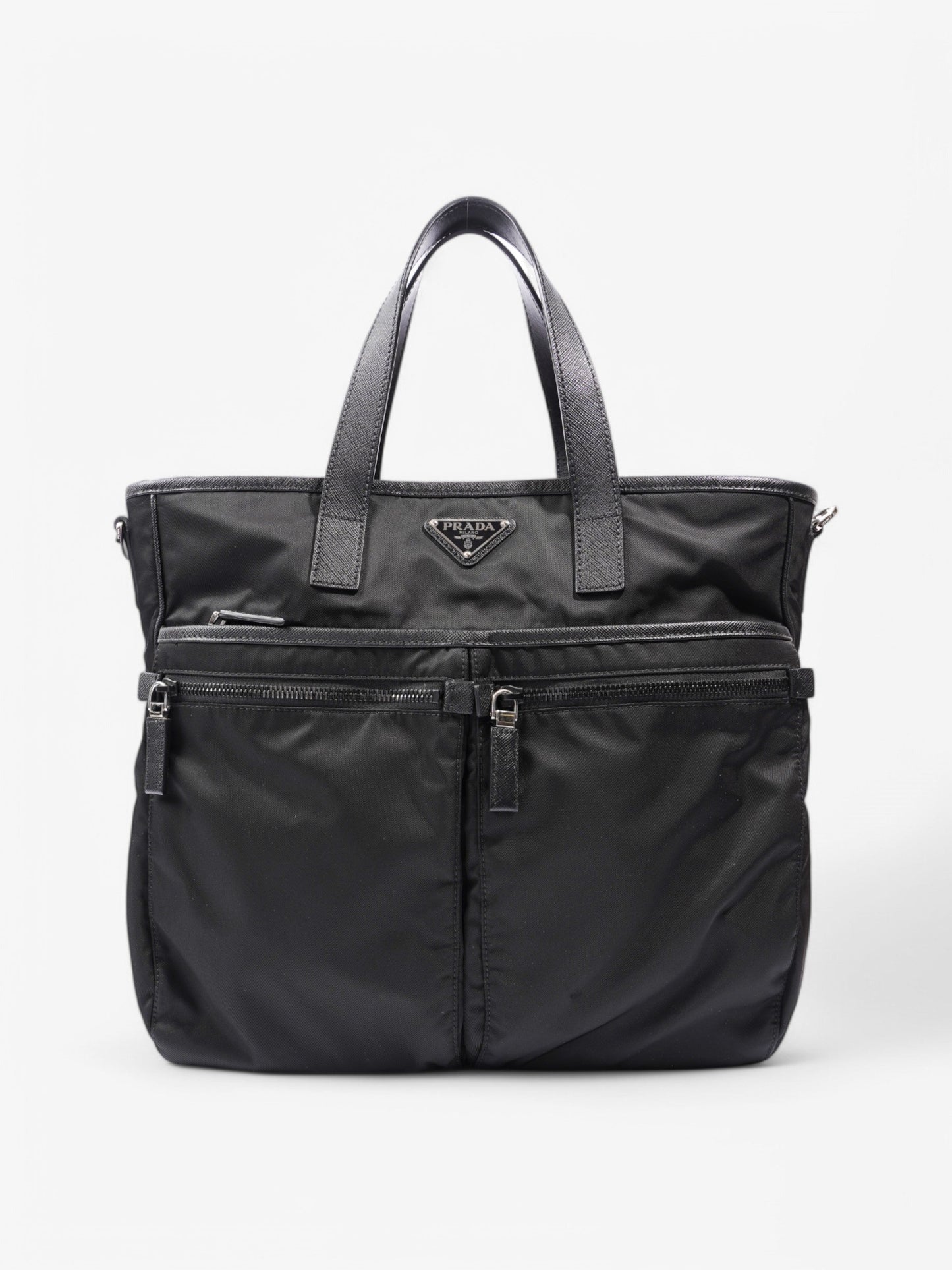 Prada Tote Bag Black Re Nylon