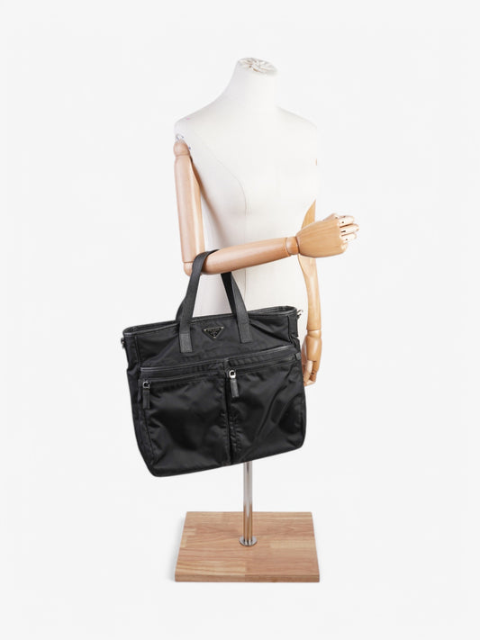 Prada Tote Bag Black Re Nylon