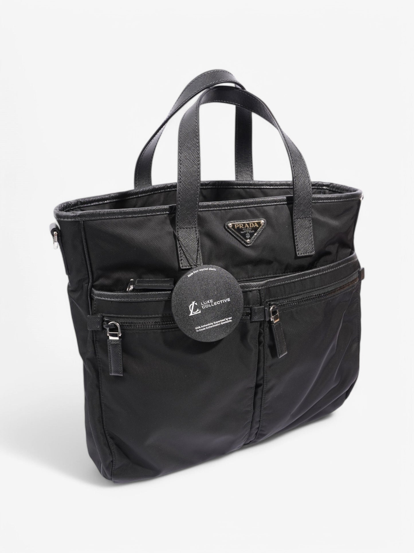 Prada Tote Bag Black Re Nylon