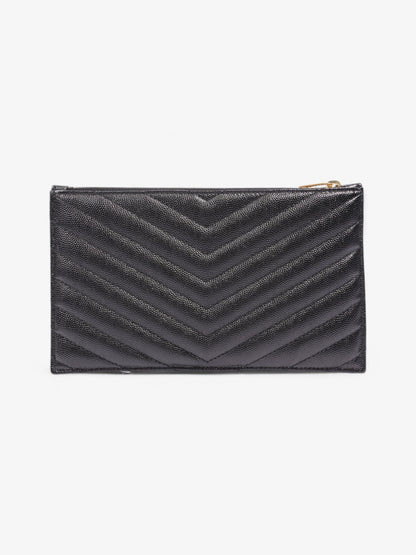 Saint Laurent Cassandre Pouch Black Matelasse Leather
