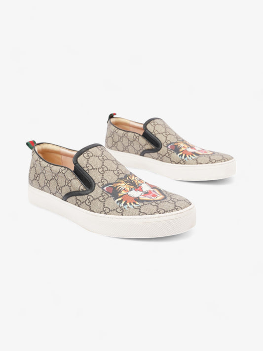 Gucci GG Supreme Angry Cat Sneakers Monogram / Black Canvas EU 44 UK 10