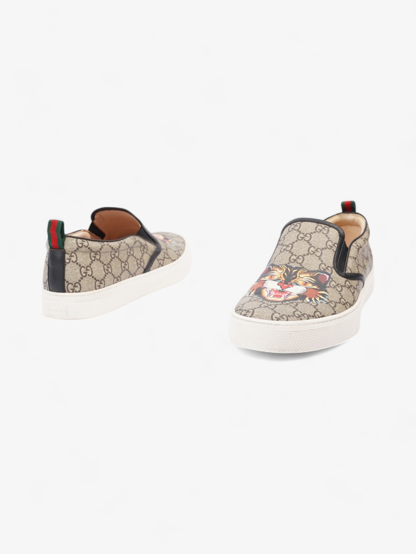 Gucci GG Supreme Angry Cat Sneakers Monogram / Black Canvas EU 44 UK 10