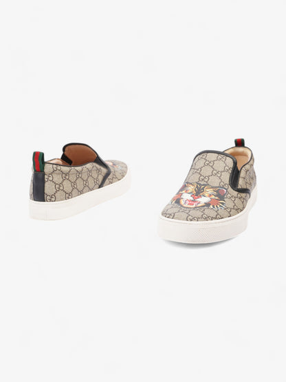 Gucci GG Supreme Angry Cat Sneakers Monogram / Black Canvas EU 44 UK 10