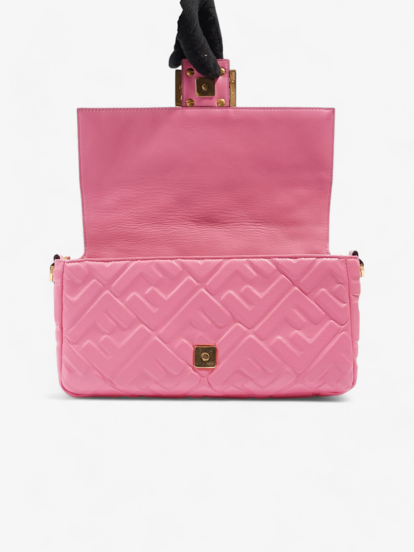 Fendi Baguette Fluorescent Pink Nappa Leather
