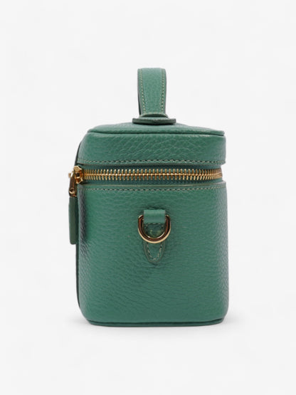 Prada Top Handle Bag Green Calfskin Leather Mini