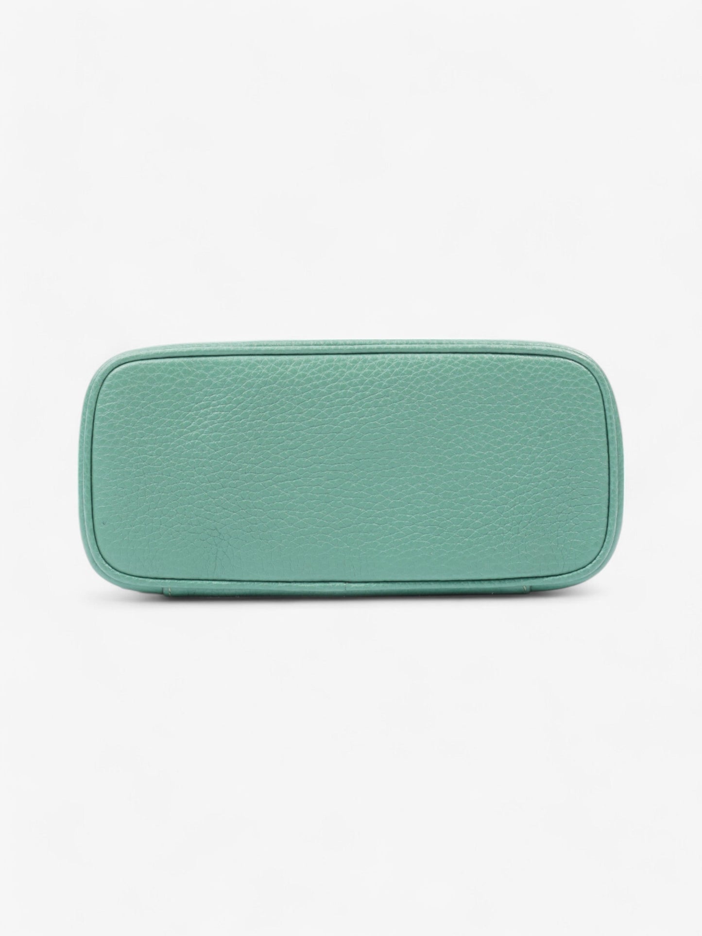 Prada Top Handle Bag Green Calfskin Leather Mini