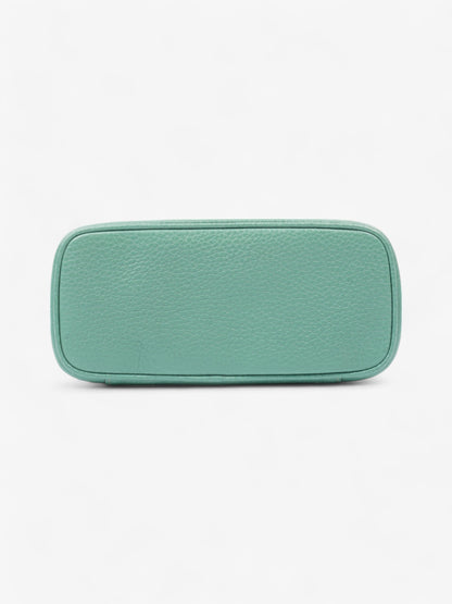 Prada Top Handle Bag Green Calfskin Leather Mini