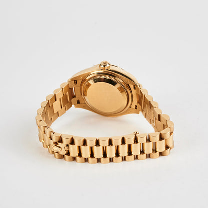 Rolex Datejust 28mm 18k Yellow Gold with Diamonds