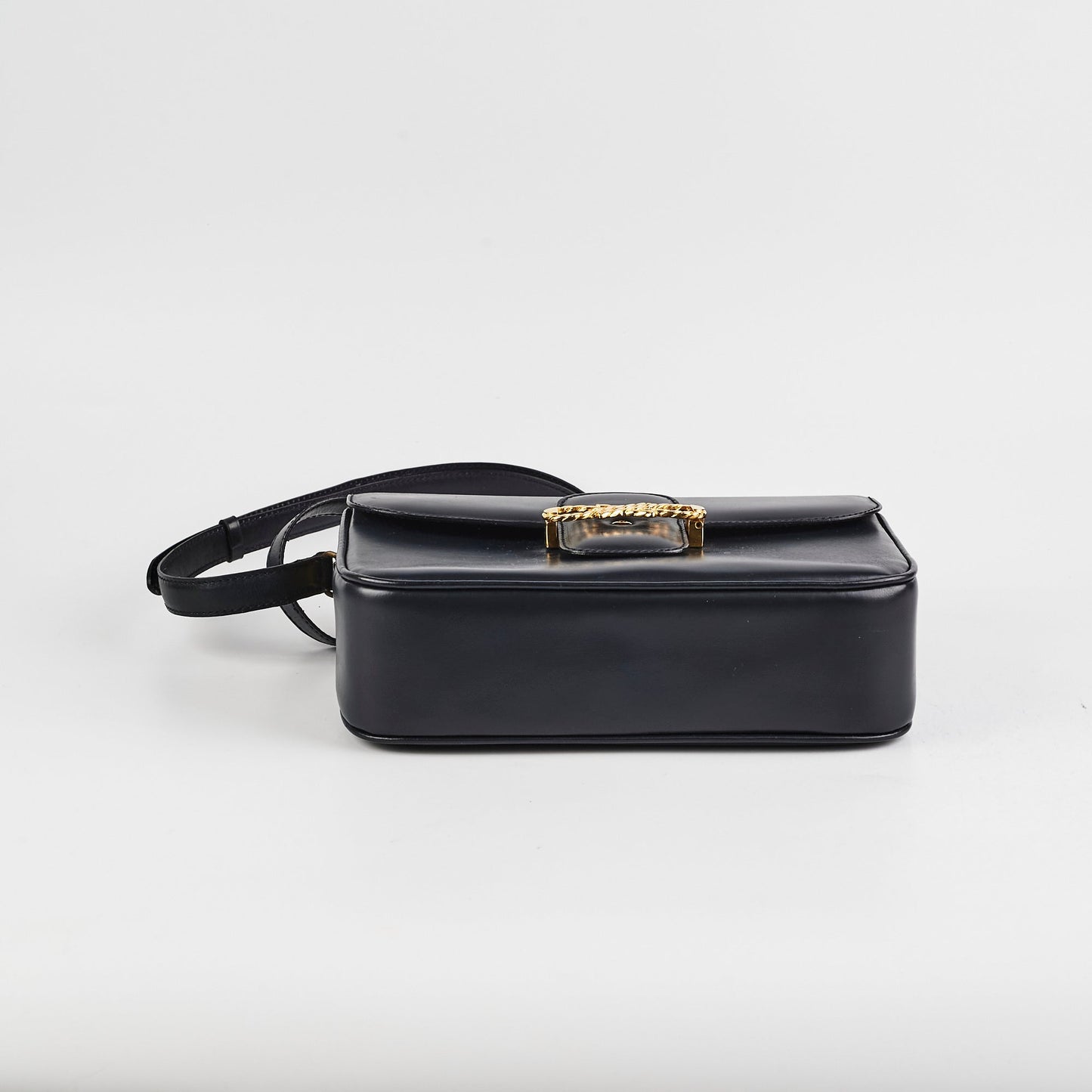 Celine Vintage Navy Box Bag
