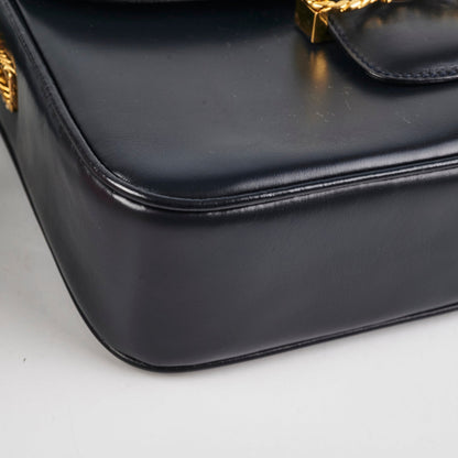 Celine Vintage Navy Box Bag