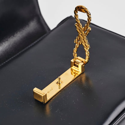 Celine Vintage Navy Box Bag