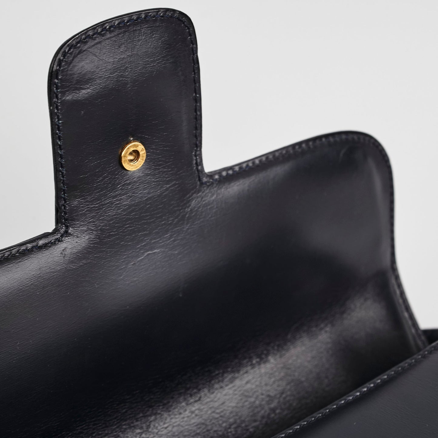 Celine Vintage Navy Box Bag