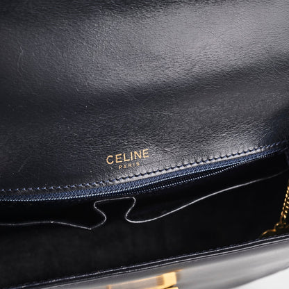 Celine Vintage Navy Box Bag