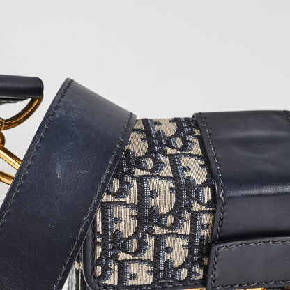 Christian Dior 30 Montainge Box Oblique Navy