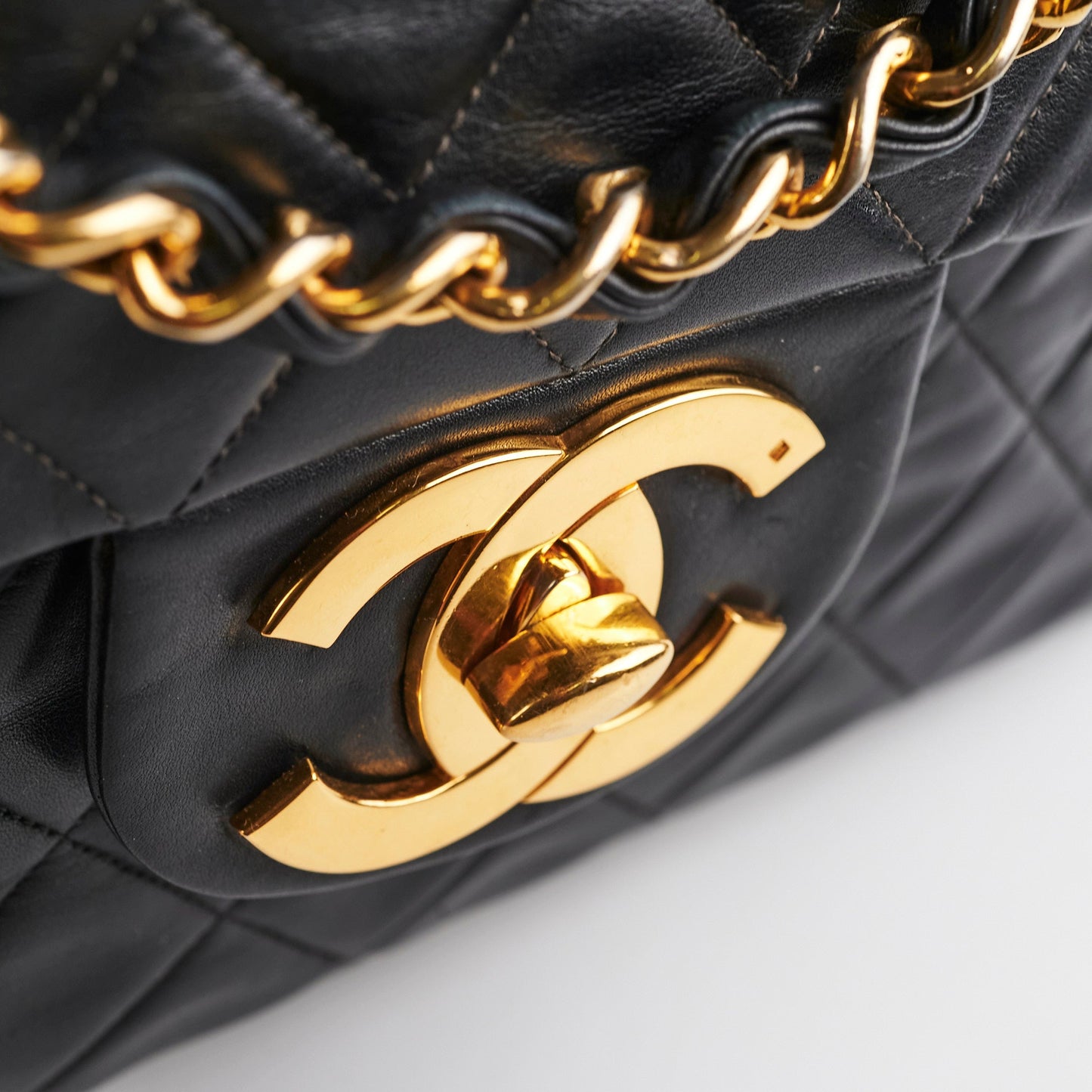 Chanel Maxi Vintage Jumbo Flap Black