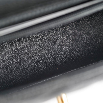 Chanel Mini Rectangular Dark Grey Caviar