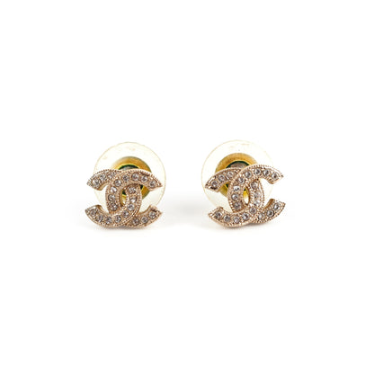 Chanel Gold CC Earrings