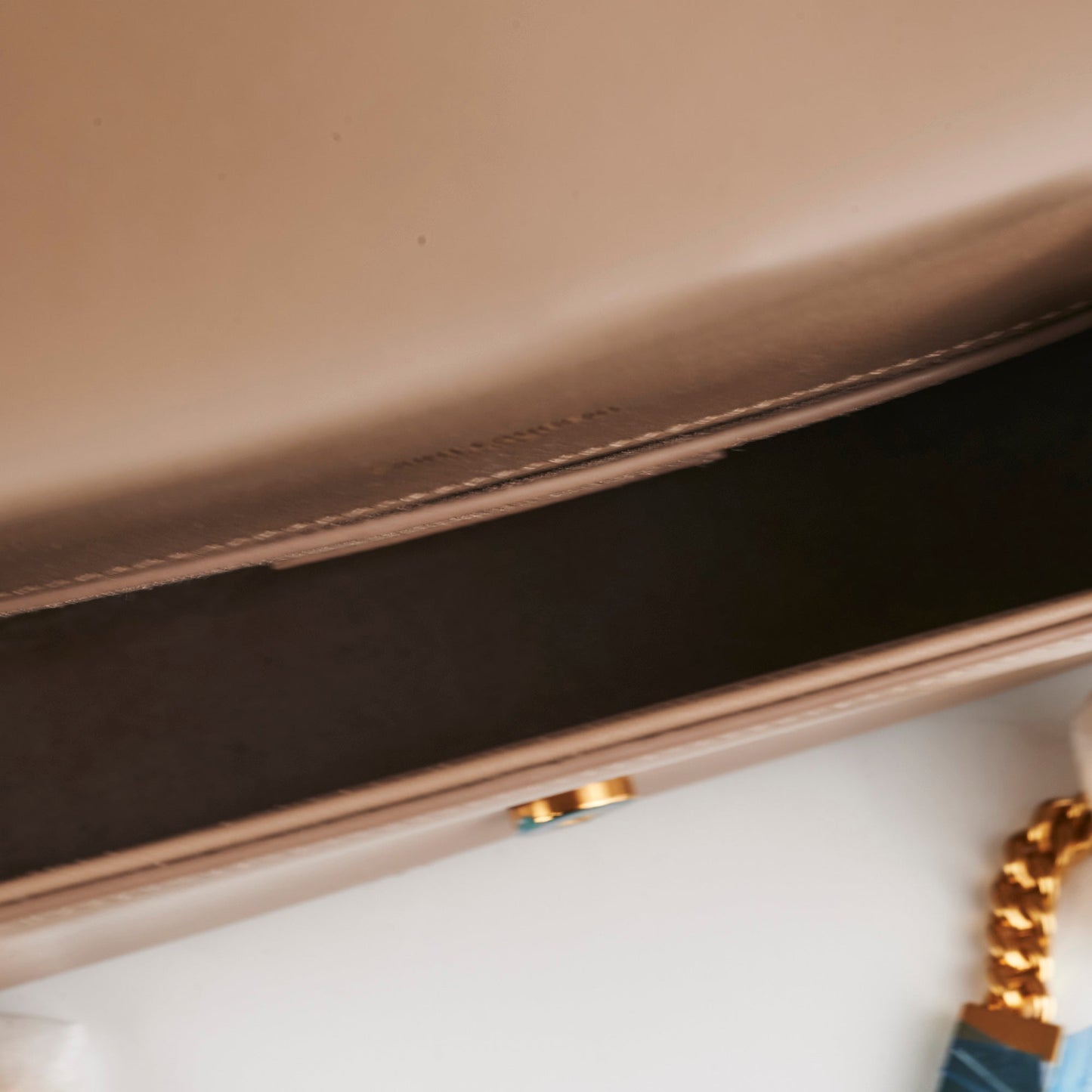 Saint Laurent Kate Tassel Taupe Small