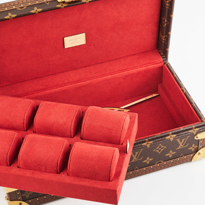 Louis Vuitton Monogram Trunk Jewellery Watch Box