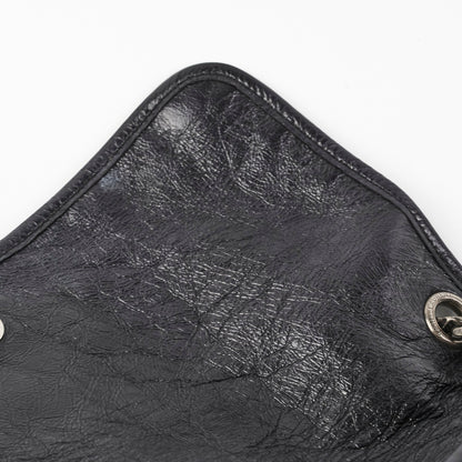 Saint Laurent Niki Large Black Vintage Leather