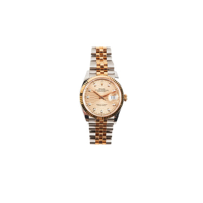 Rolex Datejust 36mm Two Toned with Diamonds Watch 126233