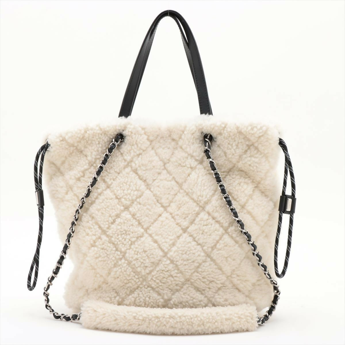 Chanel Coco Neige Shearing 2 Way Shoulder Bag