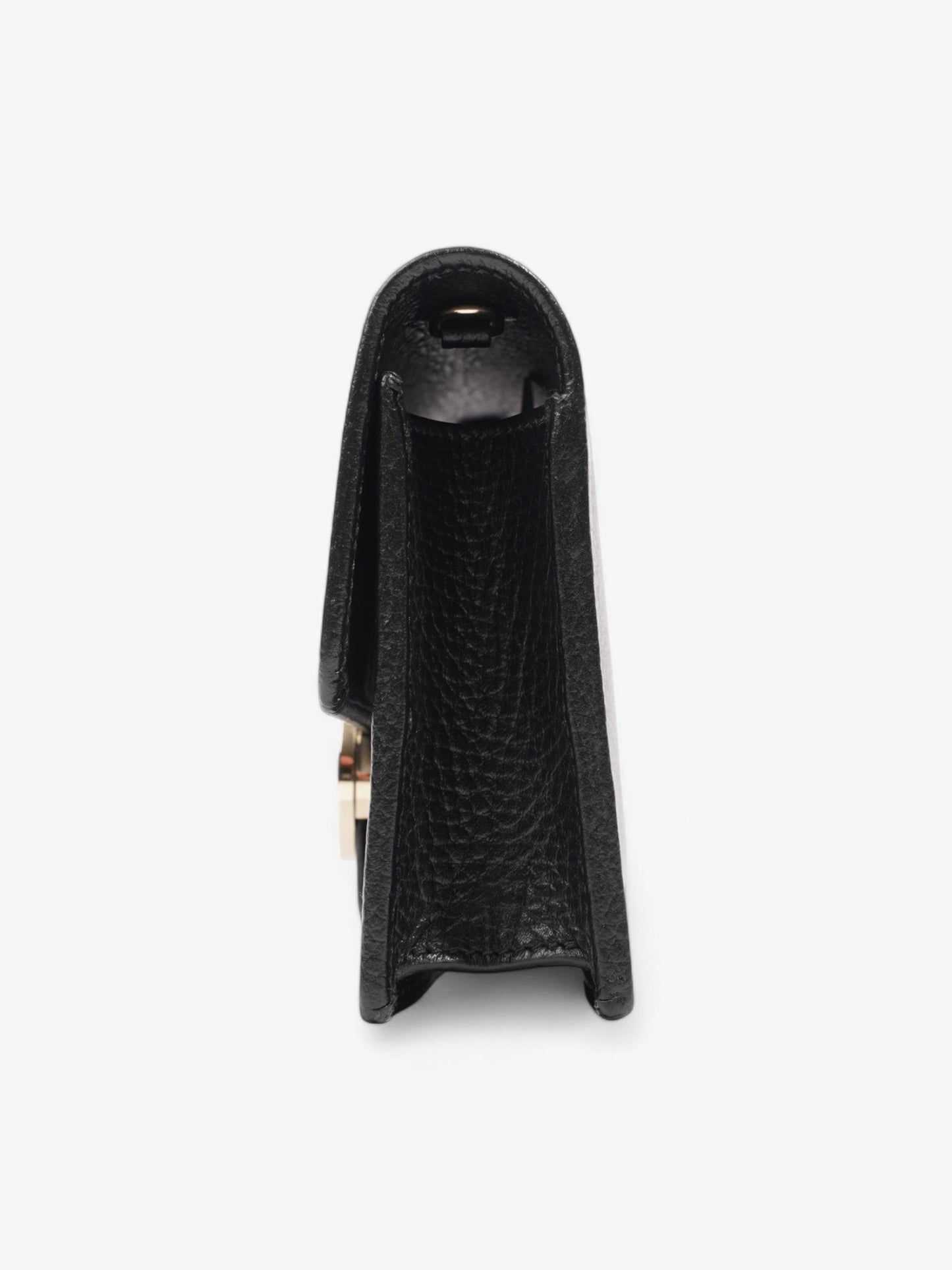 Gucci Interlocking G Chain Wallet Black Leather