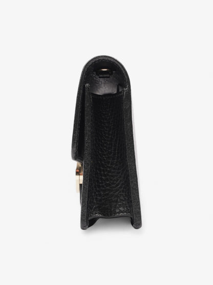 Gucci Interlocking G Chain Wallet Black Leather