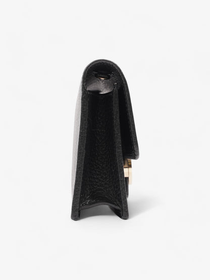 Gucci Interlocking G Chain Wallet Black Leather