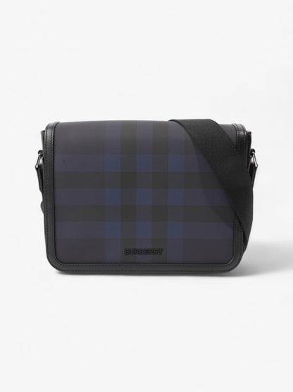 Burberry Alfred Navy Blue / Black Calfskin Leather Small