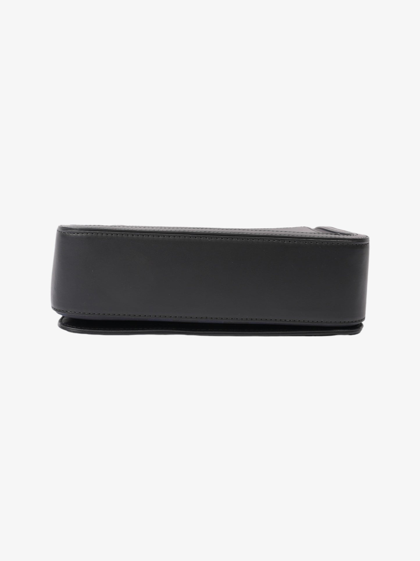 Burberry Alfred Navy Blue / Black Calfskin Leather Small