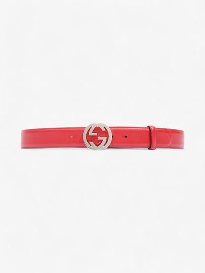 Gucci Interlocking G Belt Red Leather 90cm 36"