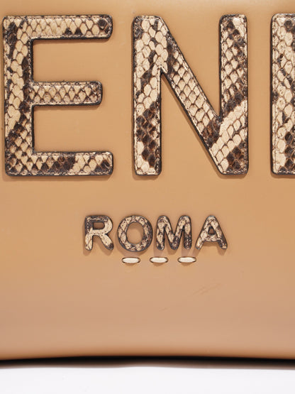 Fendi Sunshine  Brown Leather Medium