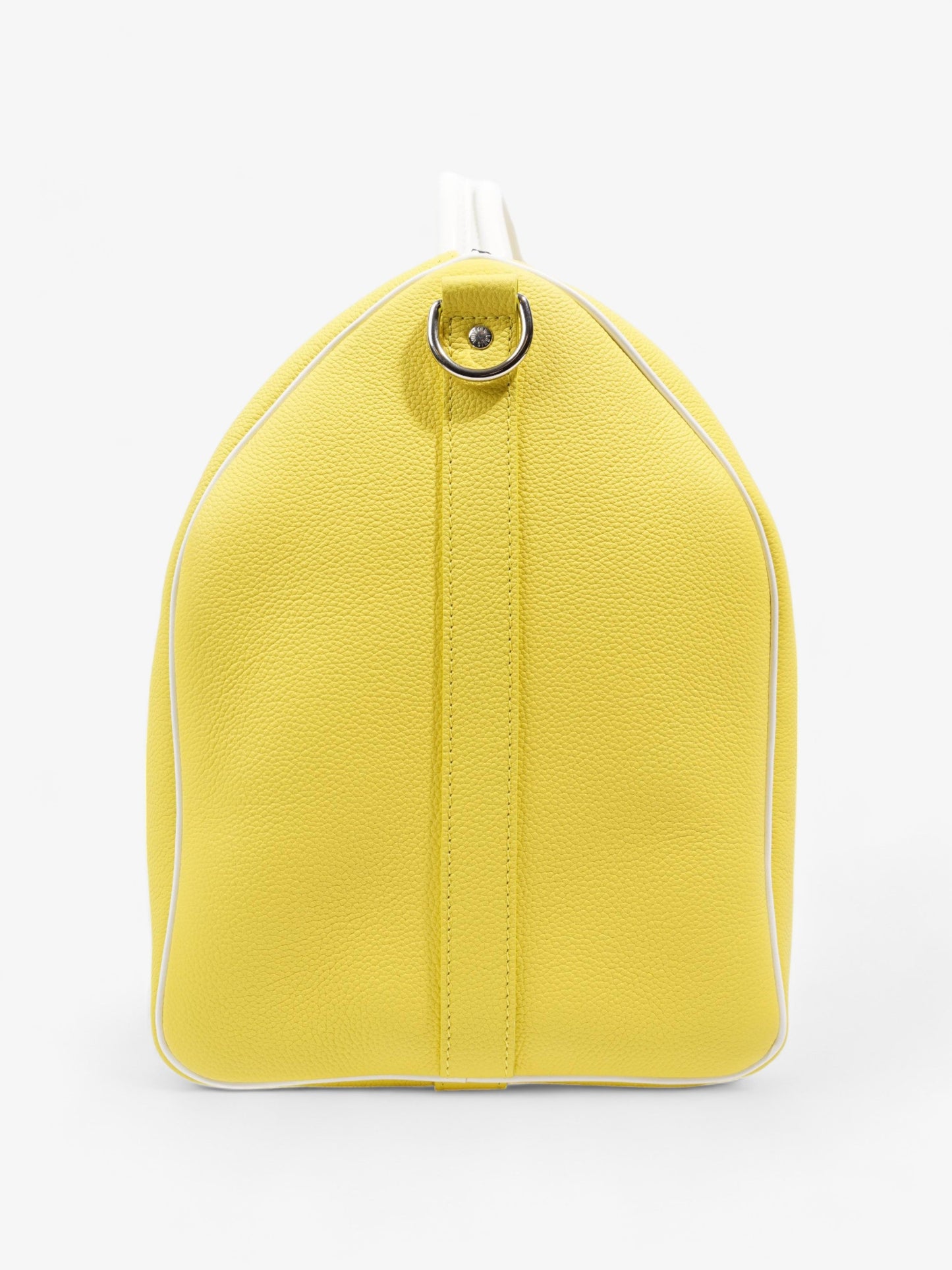 Louis Vuitton Keepall Bandouliere 50 Yellow / White Leather