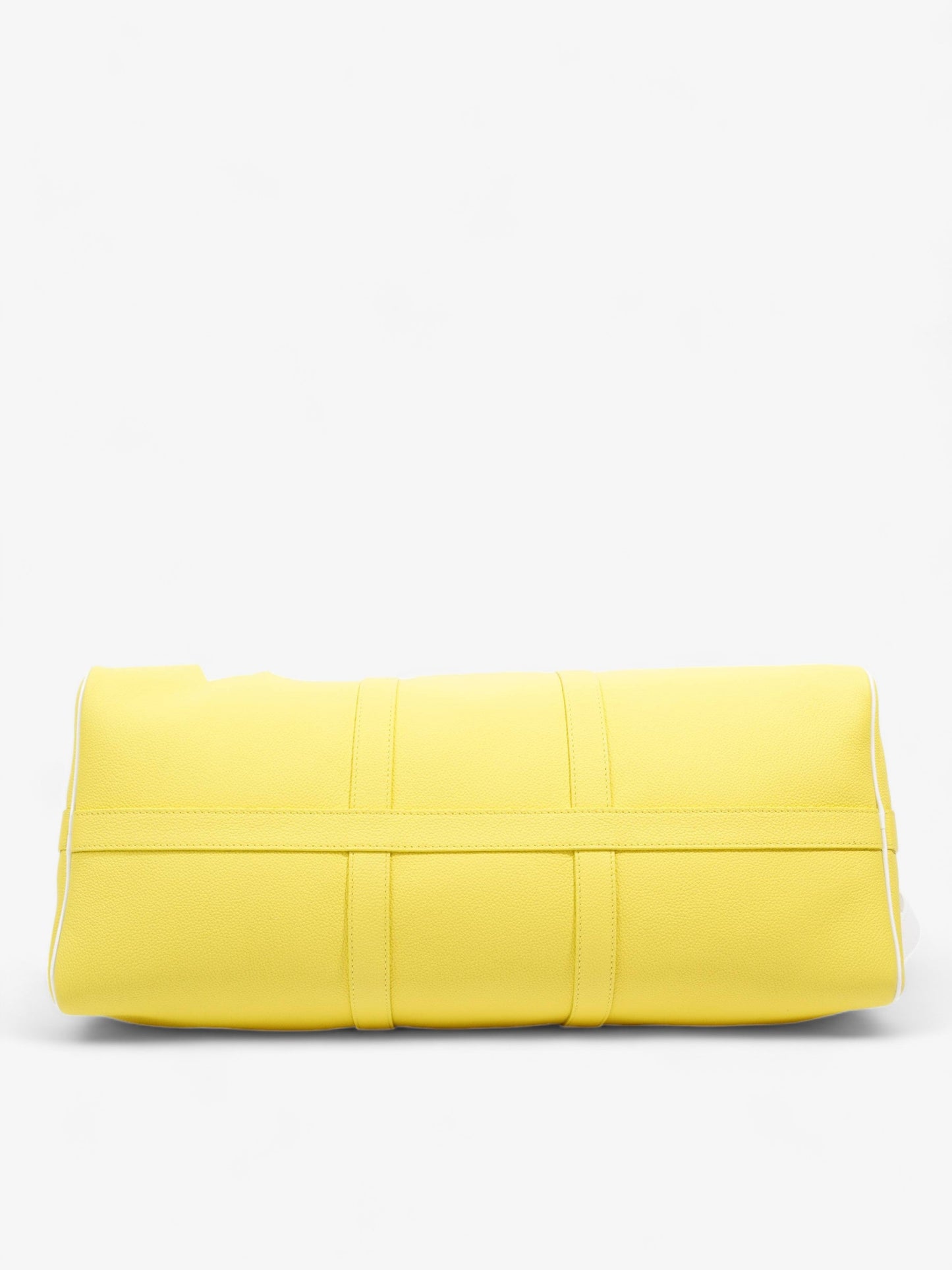 Louis Vuitton Keepall Bandouliere 50 Yellow / White Leather