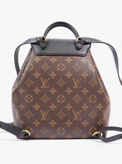Louis Vuitton Montsouris  Monogram / Black Coated Canvas PM