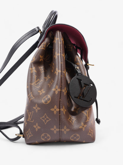 Louis Vuitton Montsouris  Monogram / Black Coated Canvas PM