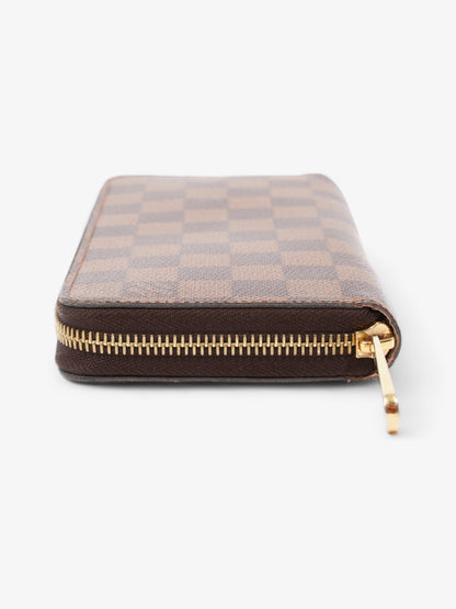 Louis Vuitton Zippy Wallet Damier Ebene Coated Canvas