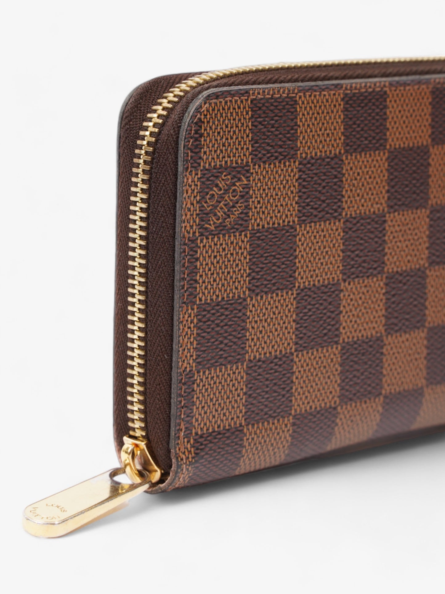 Louis Vuitton Zippy Wallet Damier Ebene Coated Canvas