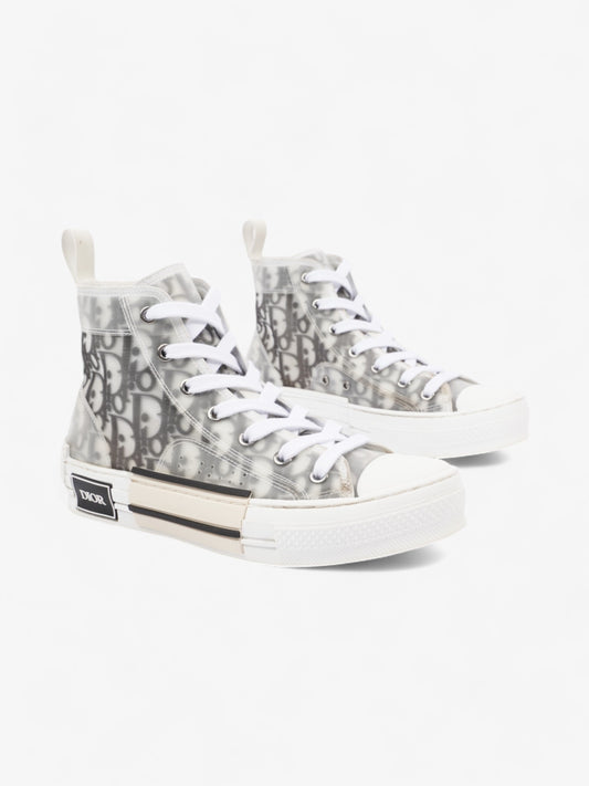 Christian Dior B23 High Top White / Black Canvas EU 37 UK 4