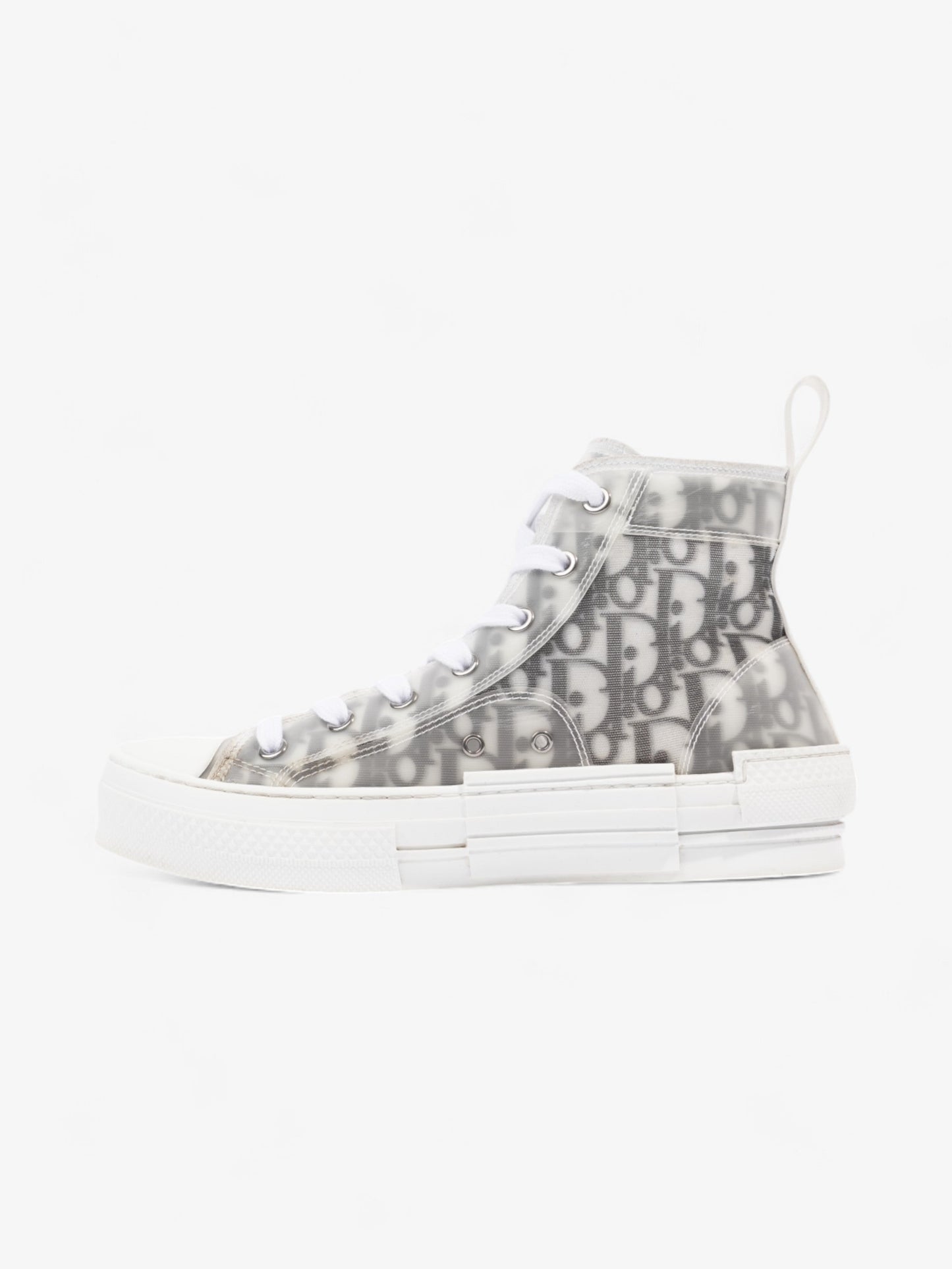 Christian Dior B23 High Top White / Black Canvas EU 37 UK 4