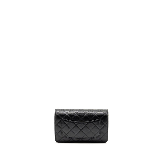 CHANEL Classic Wallet On Chain Caviar Black