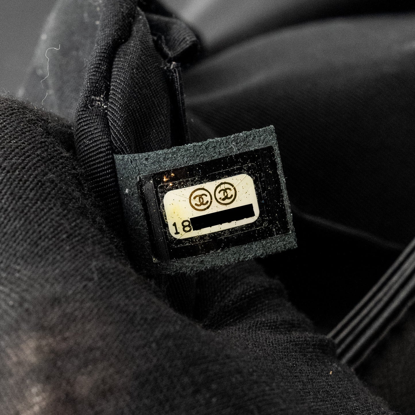 Chanel Multi Chain Boy Bag Calfskin/Tweed Black