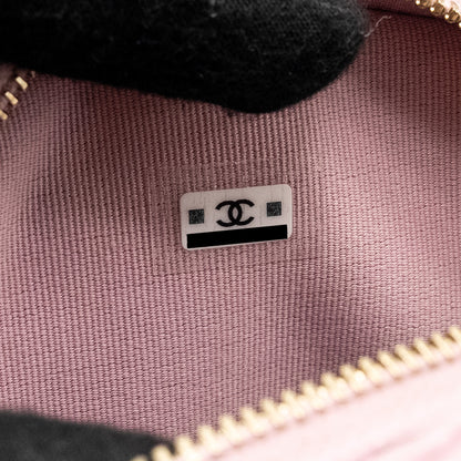 Chanel 24p Classic Mini Backpack Shiny Grained Calfskin Light Purple L (Microchip)