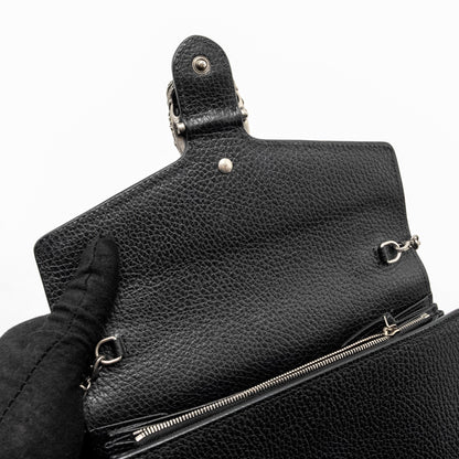 Gucci Dionysus Wallet on Chain Calfskin Black SHW