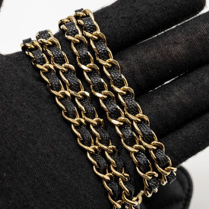 Chanel Mini Vanity with Chain Caviar Black L (Microchip)