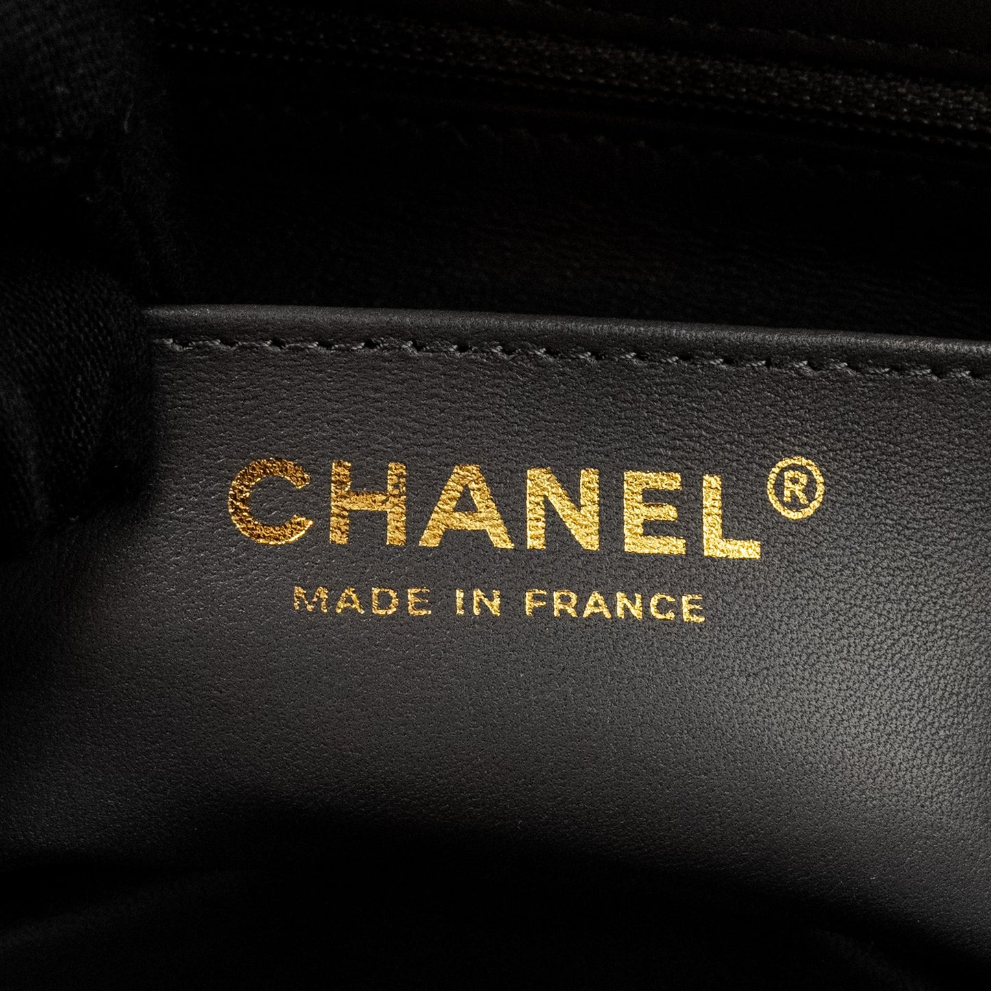 Chanel Mini Rectangular Flap Bag Lambskin Grey L (microchip)