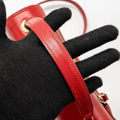 Chanel Medium Coco Curve Flap Bag Calfskin Red