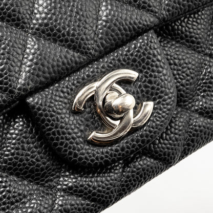 Chanel Mini Rectangular Flap Bag caviar black
